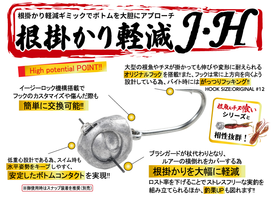 ねがかりけいげんジグヘッド