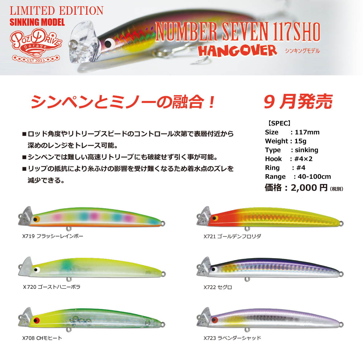 ナンバーセブン117SHO