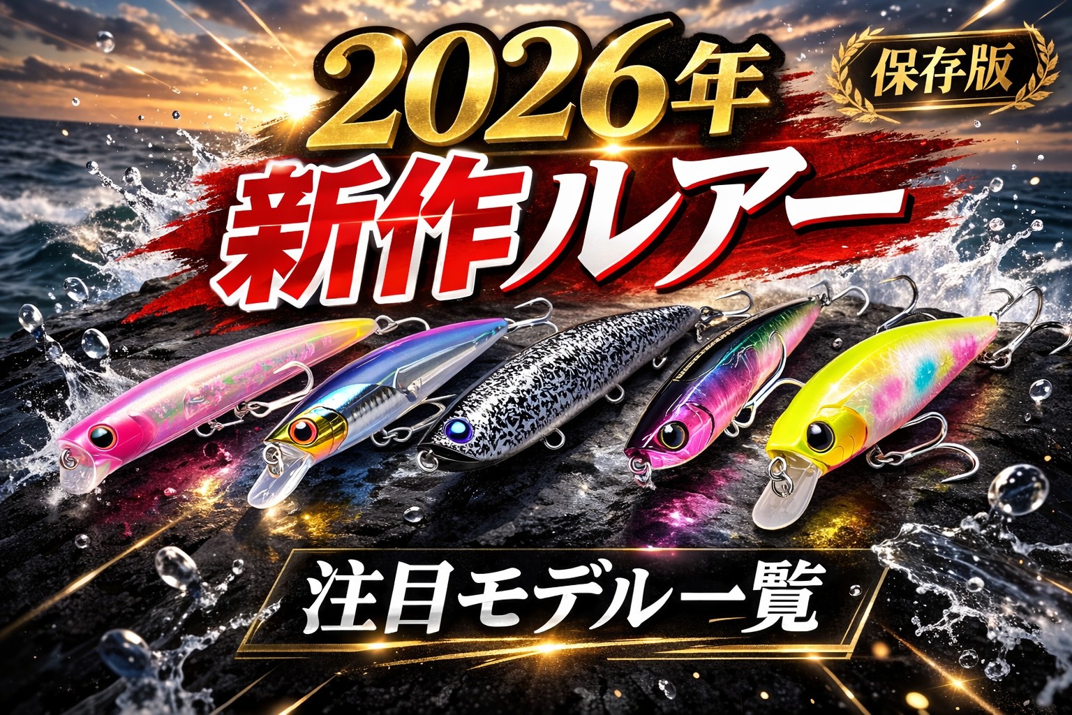 2026年発売新作ルアー