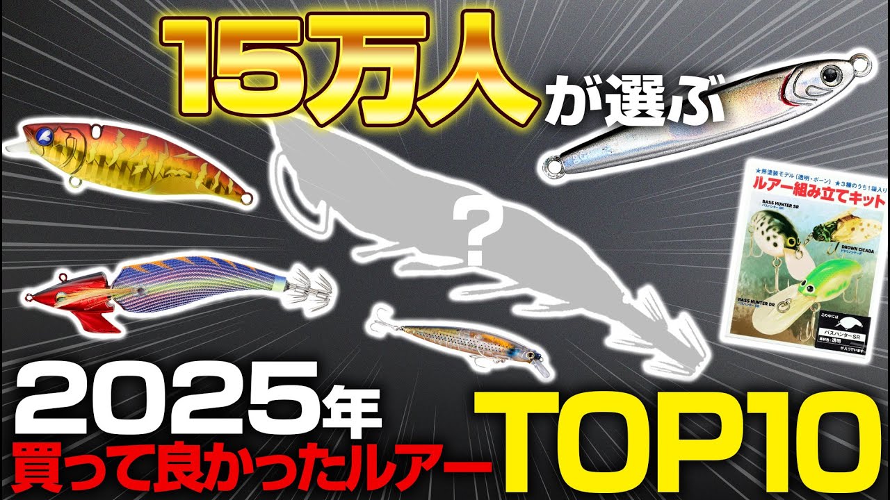 2025年買ってよかったルアーランキング